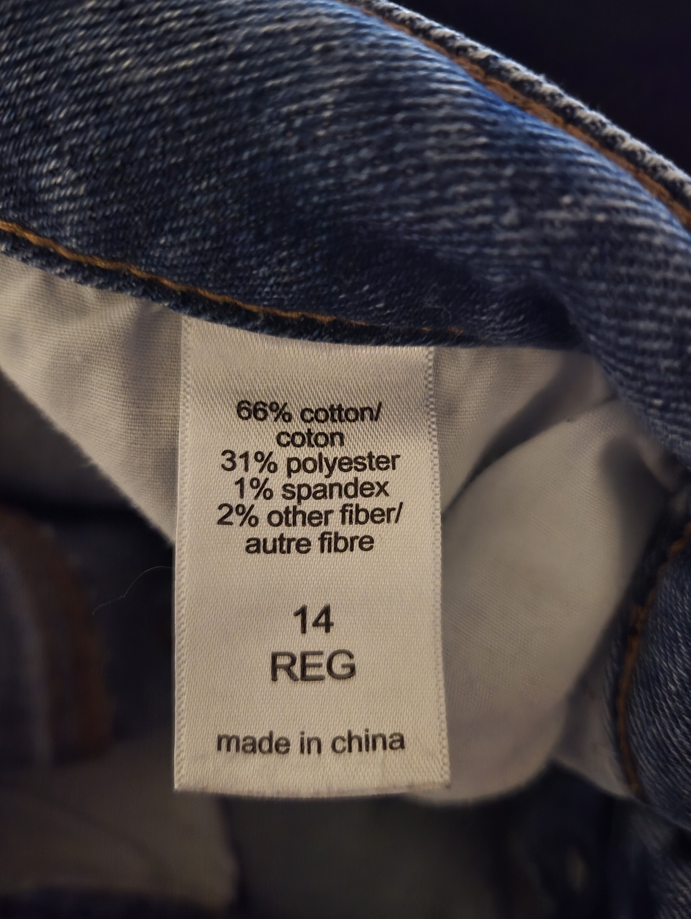 Maurices High Rise Distressed Boyfriend Jeans in Medium Blue Wash Sz 14 - Picture 7 of 7